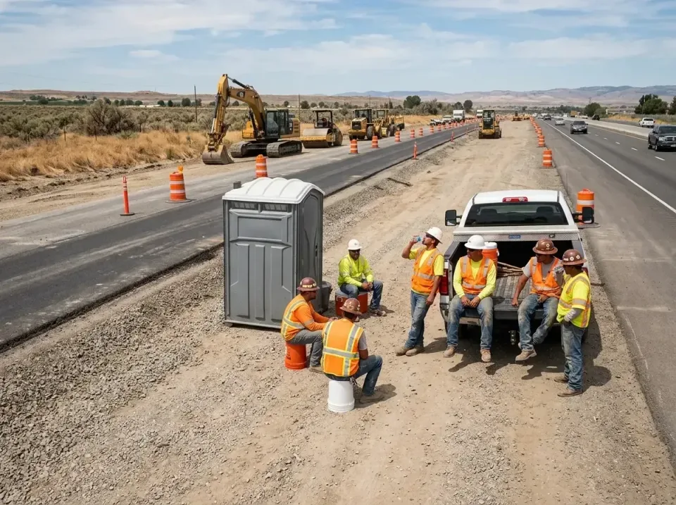 highway-road-construction-crew-007 — frequently asked questions, Porta Potty and Restroom Rentals in Craigsville, WV